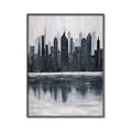 Picture of City from afar _GroupedProduct_Rectangle_Portrait_Canvas_Framed_