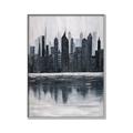 Picture of City from afar _GroupedProduct_Rectangle_Portrait_Canvas_Framed_