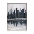Picture of City from afar _GroupedProduct_Rectangle_Portrait_Canvas_Framed_
