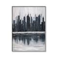Picture of City from afar _GroupedProduct_Rectangle_Portrait_Canvas_Framed_