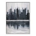 Picture of City from afar _GroupedProduct_Rectangle_Portrait_Canvas_Framed_