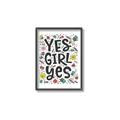 Picture of Yes Girl  _GroupedProduct_Rectangle_Portrait_Canvas_Framed_