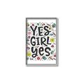 Picture of Yes Girl  _GroupedProduct_Rectangle_Portrait_Canvas_Framed_