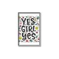 Picture of Yes Girl  _GroupedProduct_Rectangle_Portrait_Canvas_Framed_