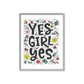 Picture of Yes Girl  _GroupedProduct_Rectangle_Portrait_Canvas_Framed_