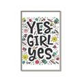 Picture of Yes Girl  _GroupedProduct_Rectangle_Portrait_Canvas_Framed_
