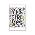 Picture of Yes Girl  _GroupedProduct_Rectangle_Portrait_Canvas_Framed_
