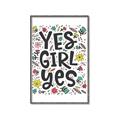 Picture of Yes Girl  _GroupedProduct_Rectangle_Portrait_Canvas_Framed_