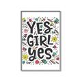 Picture of Yes Girl  _GroupedProduct_Rectangle_Portrait_Canvas_Framed_