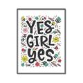 Picture of Yes Girl  _GroupedProduct_Rectangle_Portrait_Canvas_Framed_