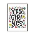 Picture of Yes Girl  _GroupedProduct_Rectangle_Portrait_Canvas_Framed_