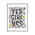 Picture of Yes Girl  _GroupedProduct_Rectangle_Portrait_Canvas_Framed_