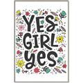 Picture of Yes Girl  _GroupedProduct_Rectangle_Portrait_Canvas_Framed_