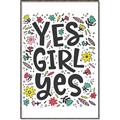 Picture of Yes Girl  _GroupedProduct_Rectangle_Portrait_Canvas_Framed_