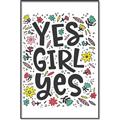 Picture of Yes Girl  _GroupedProduct_Rectangle_Portrait_Canvas_Framed_