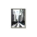 Picture of Snowy New York  _GroupedProduct_Rectangle_Portrait_Canvas_Framed_