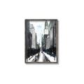 Picture of Snowy New York  _GroupedProduct_Rectangle_Portrait_Canvas_Framed_
