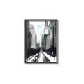 Picture of Snowy New York  _GroupedProduct_Rectangle_Portrait_Canvas_Framed_