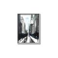 Picture of Snowy New York  _GroupedProduct_Rectangle_Portrait_Canvas_Framed_