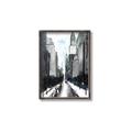 Picture of Snowy New York  _GroupedProduct_Rectangle_Portrait_Canvas_Framed_