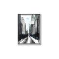 Picture of Snowy New York  _GroupedProduct_Rectangle_Portrait_Canvas_Framed_