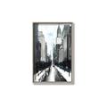 Picture of Snowy New York  _GroupedProduct_Rectangle_Portrait_Canvas_Framed_