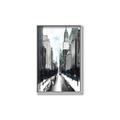 Picture of Snowy New York  _GroupedProduct_Rectangle_Portrait_Canvas_Framed_