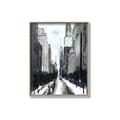 Picture of Snowy New York  _GroupedProduct_Rectangle_Portrait_Canvas_Framed_