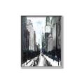 Picture of Snowy New York  _GroupedProduct_Rectangle_Portrait_Canvas_Framed_