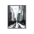 Picture of Snowy New York  _GroupedProduct_Rectangle_Portrait_Canvas_Framed_