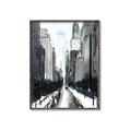 Picture of Snowy New York  _GroupedProduct_Rectangle_Portrait_Canvas_Framed_