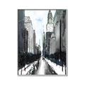 Picture of Snowy New York  _GroupedProduct_Rectangle_Portrait_Canvas_Framed_