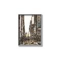 Picture of City Life  _GroupedProduct_Rectangle_Portrait_Canvas_Framed_