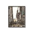 Picture of City Life  _GroupedProduct_Rectangle_Portrait_Canvas_Framed_