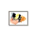 Picture of Watercolor with Orange _GroupedProduct_Rectangle_Landscape_Canvas_Framed_