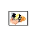 Picture of Watercolor with Orange _GroupedProduct_Rectangle_Landscape_Canvas_Framed_