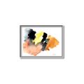 Picture of Watercolor with Orange _GroupedProduct_Rectangle_Landscape_Canvas_Framed_