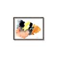 Picture of Watercolor with Orange _GroupedProduct_Rectangle_Landscape_Canvas_Framed_