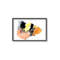 Picture of Watercolor with Orange _GroupedProduct_Rectangle_Landscape_Canvas_Framed_