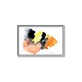 Picture of Watercolor with Orange _GroupedProduct_Rectangle_Landscape_Canvas_Framed_