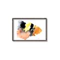Picture of Watercolor with Orange _GroupedProduct_Rectangle_Landscape_Canvas_Framed_