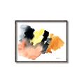 Picture of Watercolor with Orange _GroupedProduct_Rectangle_Landscape_Canvas_Framed_