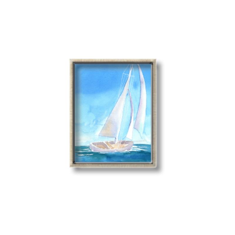 Picture of Sailing III  _GroupedProduct_Rectangle_Portrait_Canvas_Framed_