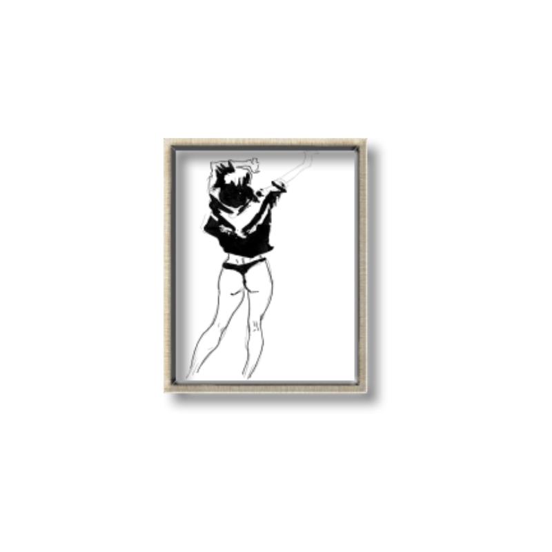 Picture of Glam V _GroupedProduct_Rectangle_Portrait_Canvas_Framed_