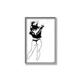 Picture of Glam V _GroupedProduct_Rectangle_Portrait_Canvas_Framed_