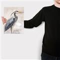 Picture of Blue Egret _GroupedProduct_Rectangle_Portrait_Canvas_