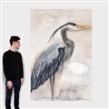 Picture of Blue Egret _GroupedProduct_Rectangle_Portrait_Canvas_