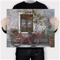 Picture of Red Bike _GroupedProduct_Rectangle_Landscape_Canvas_