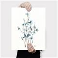 Picture of Blue Leaves I  _GroupedProduct_Rectangle_Portrait_Canvas_