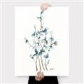 Picture of Blue Leaves I  _GroupedProduct_Rectangle_Portrait_Canvas_